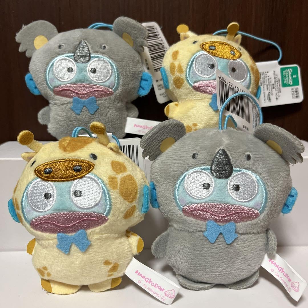 キャラクターぬいぐるみセット Amazon.co.jp: ハンギョドン 着ぐるみマスコット キリン コアラ 4個